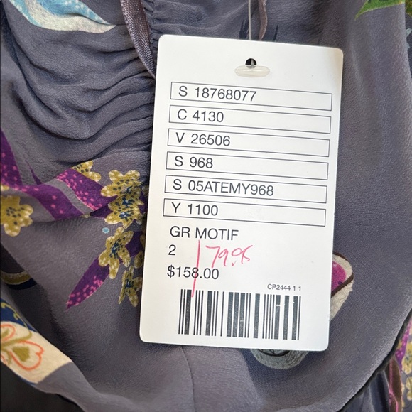 :Price Firm: Anthropologie Floreat Sugar & Cream Dress - Picture 9 of 11